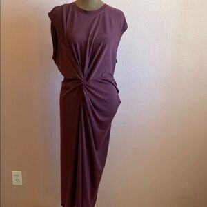 Banana Republic Asymmetrical Dress in Mauve